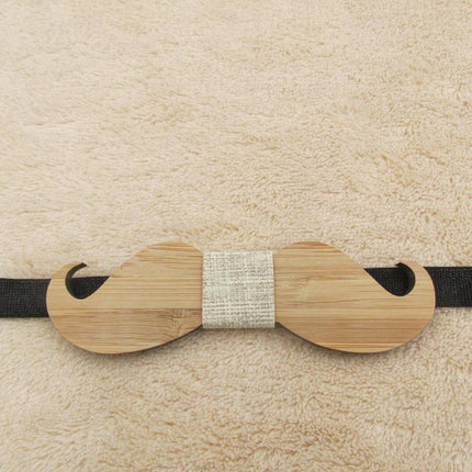 Wooden Bow Tie Made Of Anchor Glasses