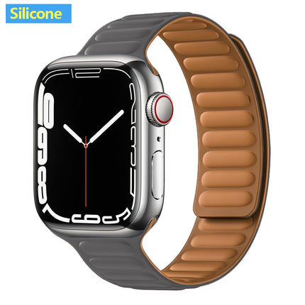 Magnetic Strap Leather Smart Watch Band