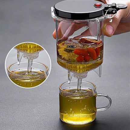 TeaTime Heat Resistant Glass Teapot