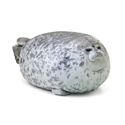 Chubby Seal Round Plush Pillow