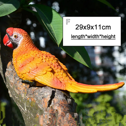 Tropical Vibe Parrot Tree Decor