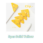 5pcs Solid Yellow