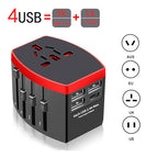 3USB 1 Type C Red