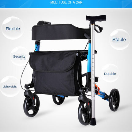 Senior Sitter Height Adjustable Foldable Walker