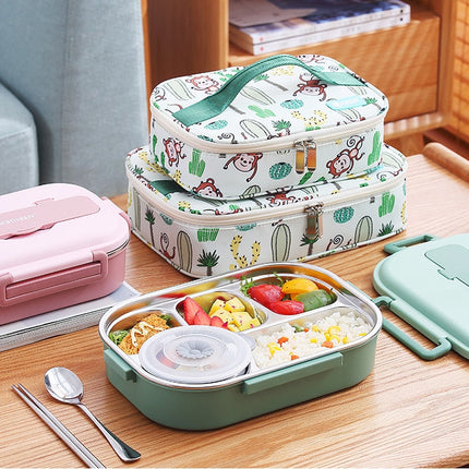 Stainless Steel Multi Compartment Kids Lunch Box