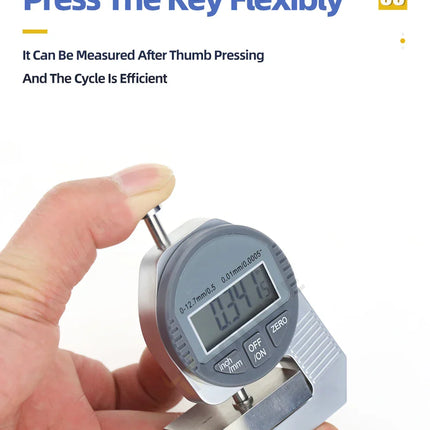 High-Sensitivity Digital Thickness Measuring Tool