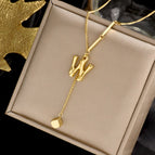 W gold color