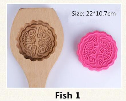 3D Wooden Baking Decorative Molds