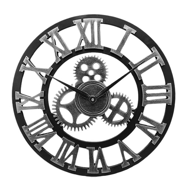 Handmade Oversized 3D Retro Decorative Wall Clock