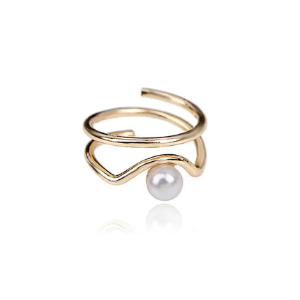 Elegant Fingertip Chic Gothic Slim Metal Nail Rings