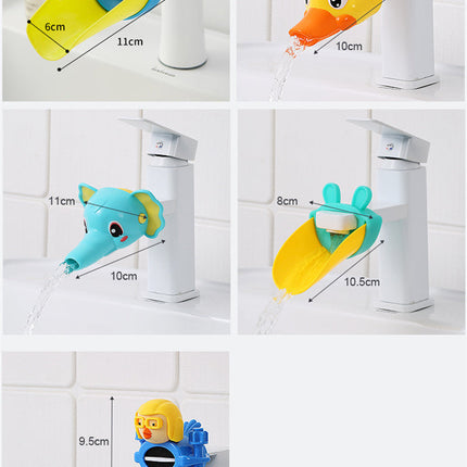Cartoon Splash Proof Kids Faucet Extender