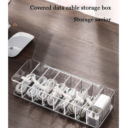 Transparent Cable Organizer Box
