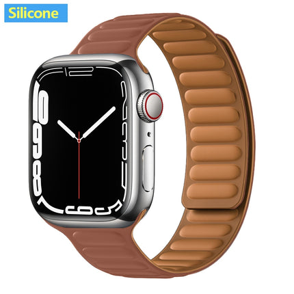 Magnetic Strap Leather Smart Watch Band