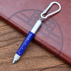 blue buckle pen