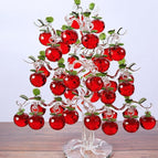 Red / 12 hangs 30mm apple