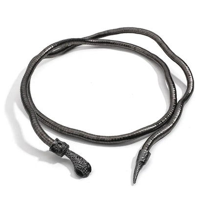 Snake Wrap Bold Dual Necklace