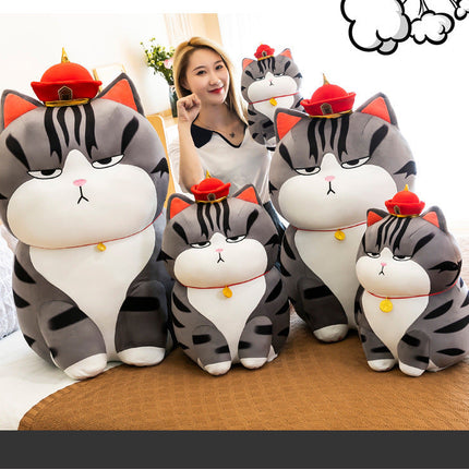 Moody Cat Soft Cuddly Plush Pillow