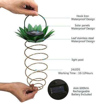 Pineapple Solar Garden Lamp
