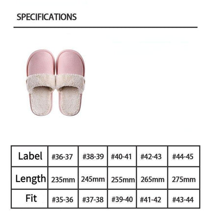 Lightweight Washable Comfy Plush Slippers