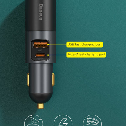 Multi-Port Smart Chip Car Fast Charger