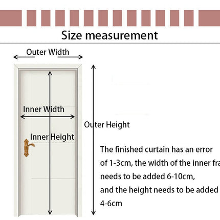 Windproof Magnetic Sound Insulation Door Curtain
