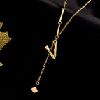 V gold color