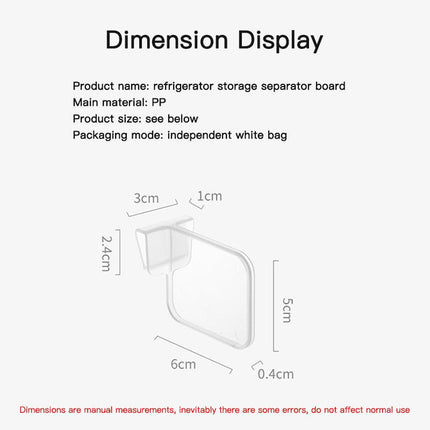 Refrigerator Storage Divider Board