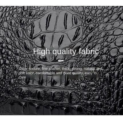 Crocodile Leather Vintage Shoulder Bag