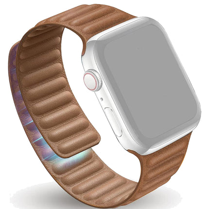 Magnetic Strap Leather Smart Watch Band