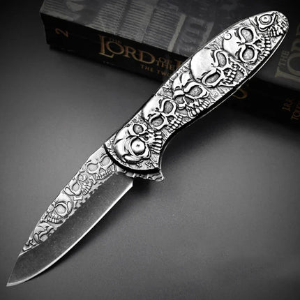 Tactical Nigh Skull Foldable Pocket Knife