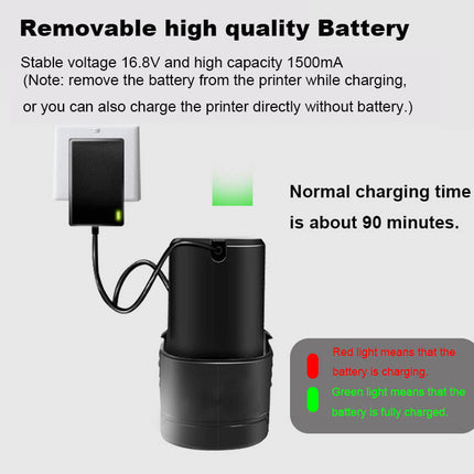 Mini Handheld Automatic Wireless Printer