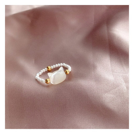 Good Fortune Lucky Cat Ring