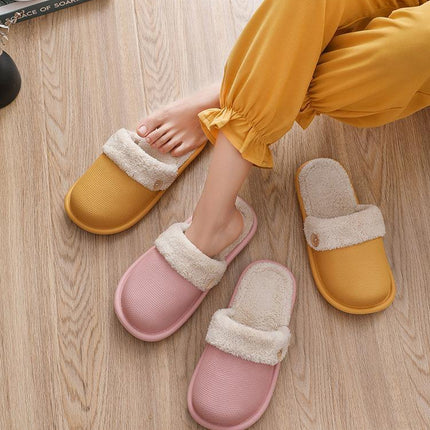Lightweight Washable Comfy Plush Slippers