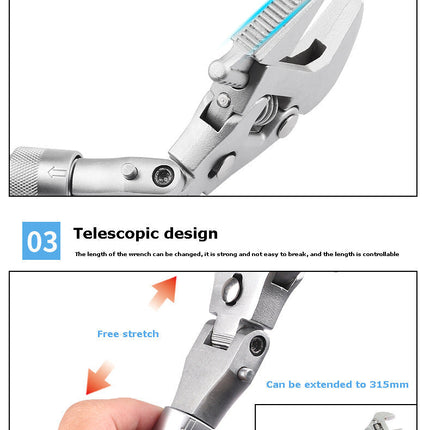 Multifunctional Adjustable Universal Wrench