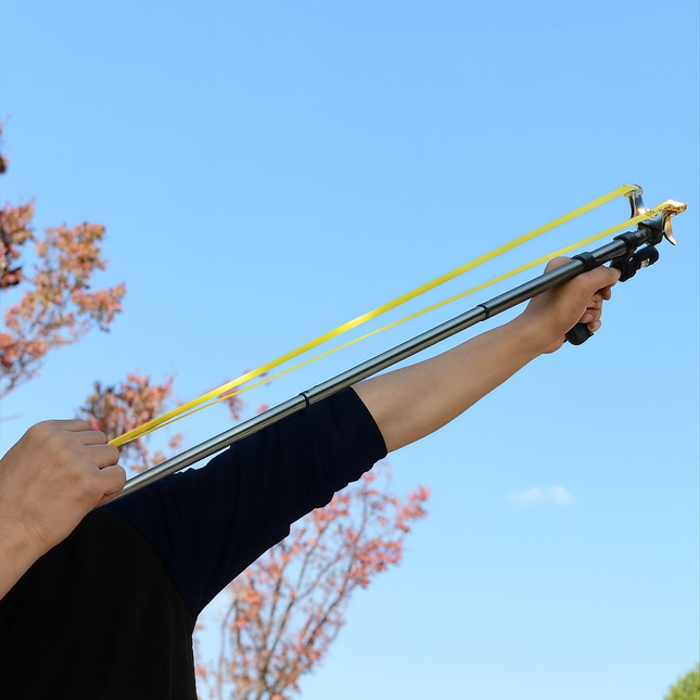 High Power Telescopic Laser Slingshot