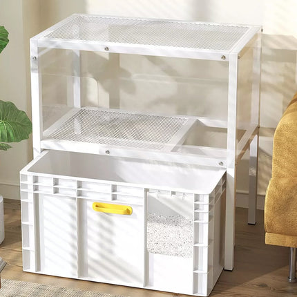 Hidden Cat Litter Box Furniture Cabinet