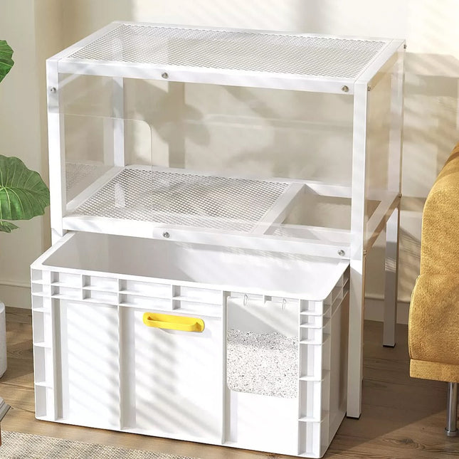 Hidden Cat Litter Box Furniture Cabinet