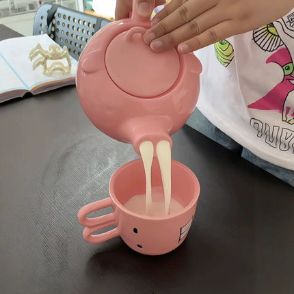 Cartoon Piggy Ceramic Tea & Coffee Set