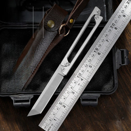 Steel Sharp Foldable Outdoor EDC Knife Tool
