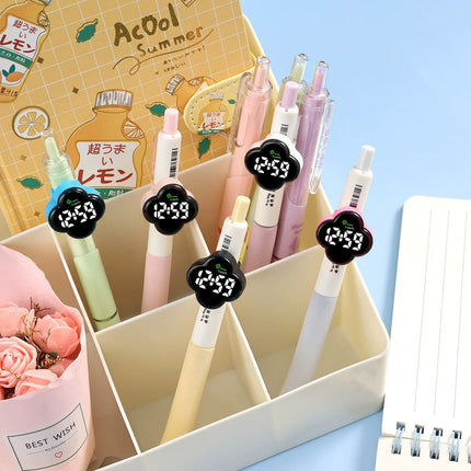 Four Leaf Clover Pen Tip LED Watch