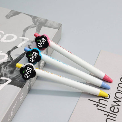 Four Leaf Clover Pen Tip LED Watch