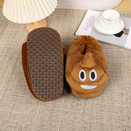 Funny Poop Warm Plush Slippers