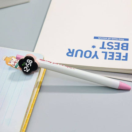 Four Leaf Clover Pen Tip LED Watch