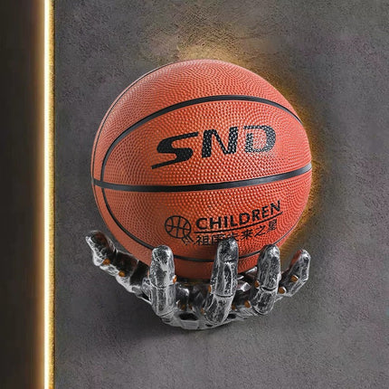 Robotic Hand Basketball Wall-Mounted Rack