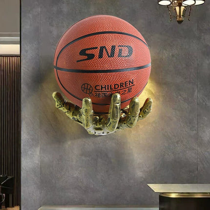 Robotic Hand Basketball Wall-Mounted Rack