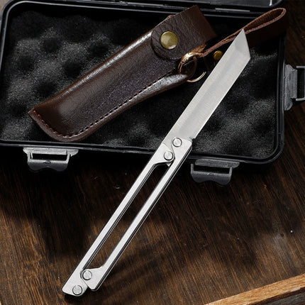 Steel Sharp Foldable Outdoor EDC Knife Tool