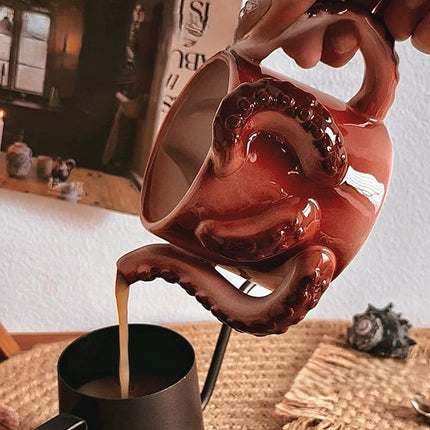 Octopus Tentacle Ceramic Coffee Mug