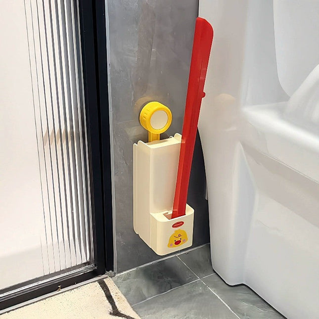 Clean Swipe Wall-Mounted Disposable Toilet Brush