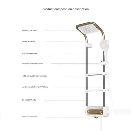 Illumina Spa Luxury European LED Shower Set