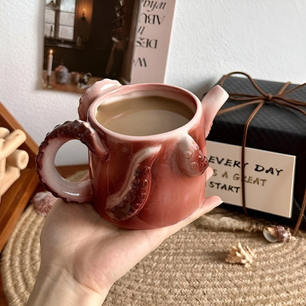 Octopus Tentacle Ceramic Coffee Mug